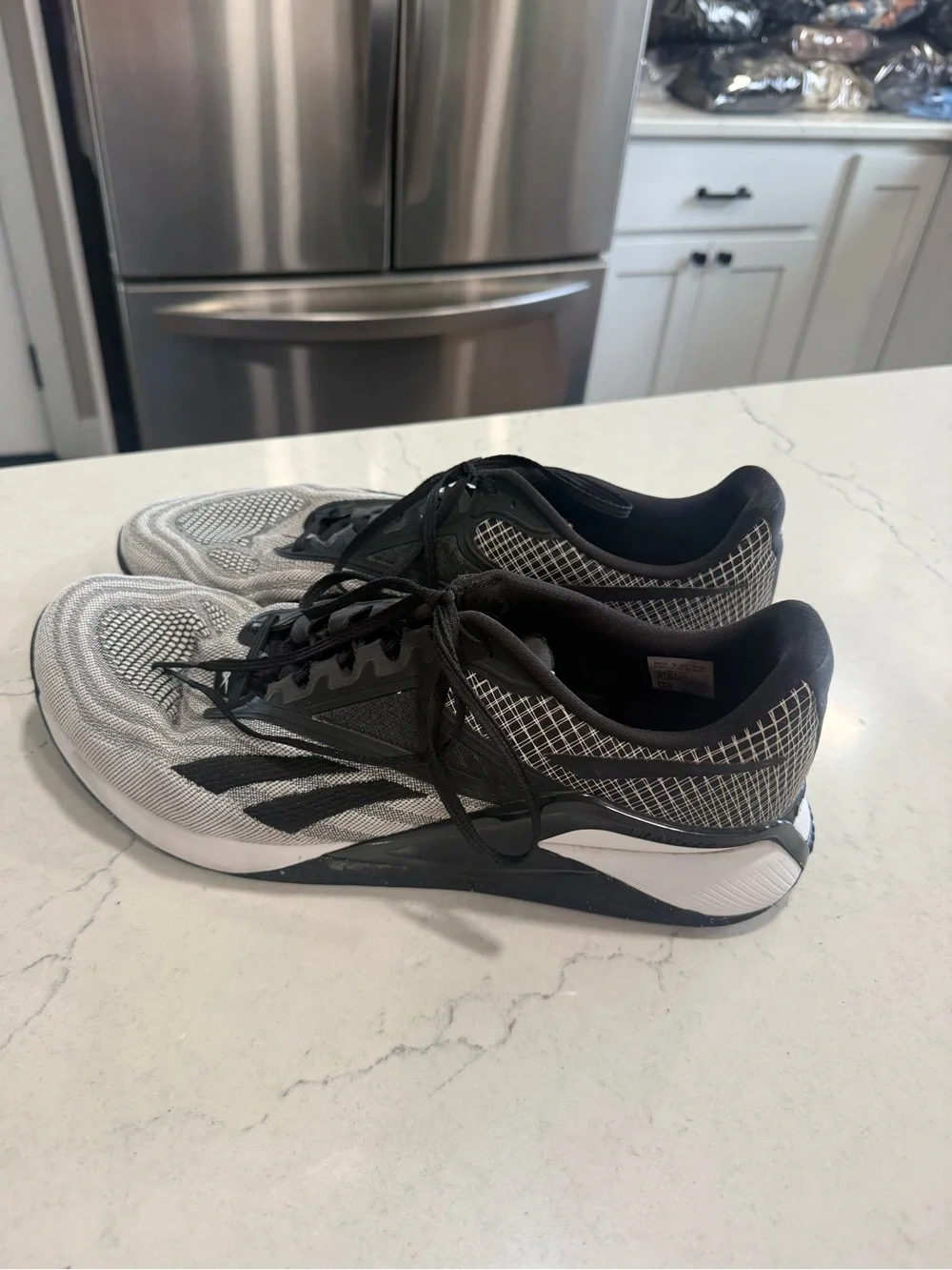 Reebok Nano X2 Men’s Training CrossFit Shoes Black/Gray Low Top GW5146 Size 14